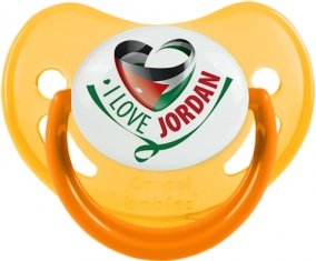 I Love Jordan Sucete Physiologique Jaune phosphorescente