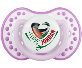 I Love Jordan Tétine LOVI Dynamic Blanc-mauve classique