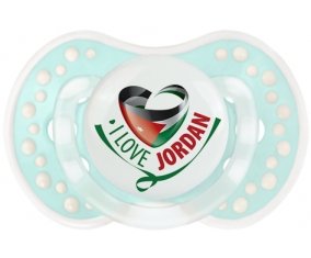 I Love Jordan Tétine LOVI Dynamic Retro-turquoise-lagon classique