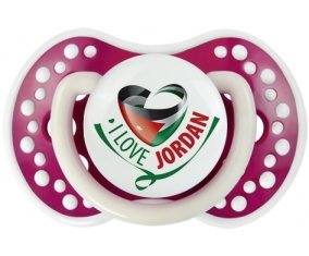 I Love Jordan Tétine LOVI Dynamic Fuchsia phosphorescente