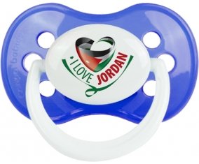 I Love Jordan : Sucette Anatomique personnalisée