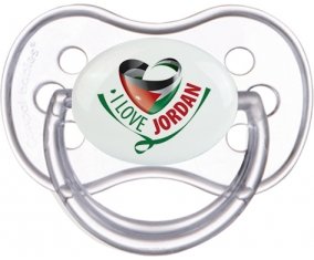 I Love Jordan Sucette Anatomique Transparente classique