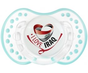 I Love Iraq Sucette LOVI Dynamic Retro-blanc-lagon classique