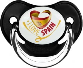 I Love Spain Sucette Physiologique Noir classique