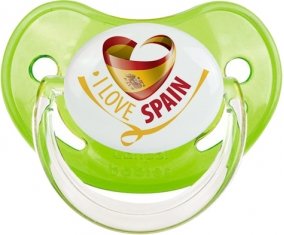 I Love Spain Sucette Physiologique Vert classique