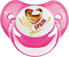 I Love Spain Sucette Physiologique Rose classique