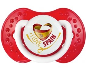 I Love Spain Sucette LOVI Dynamic Blanc-rouge classique