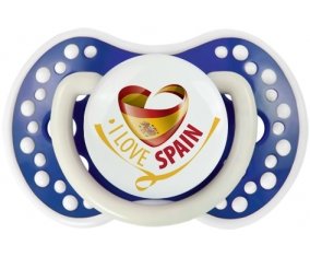 I Love Spain Sucette LOVI Dynamic Bleu-marine phosphorescente