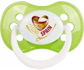 I Love Spain Sucette Anatomique Vert classique