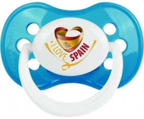 I Love Spain Sucette Anatomique Cyan classique