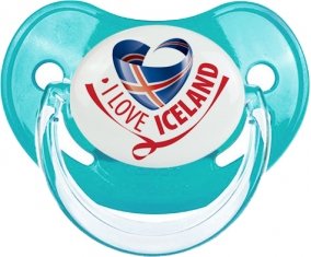 I Love Iceland : Tétine Physiologique personnalisée