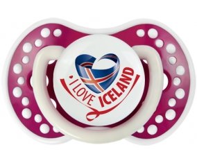 I Love Iceland Sucete LOVI Dynamic Fuchsia phosphorescente