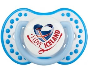 I Love Iceland Sucete LOVI Dynamic Blanc-bleu phosphorescente