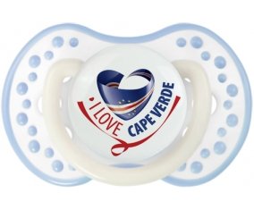 I Love Cape verde Tétine LOVI Dynamic Blanc-cyan classique
