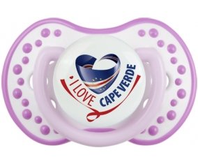 I Love Cape verde Tétine LOVI Dynamic Blanc-mauve classique