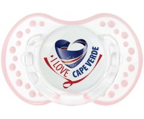I Love Cape verde Tétine LOVI Dynamic Retro-blanc-rose-tendre classique
