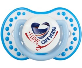I Love Cape verde Tétine LOVI Dynamic Blanc-bleu phosphorescente