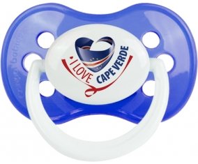 I Love Cape verde : Sucette Anatomique personnalisée