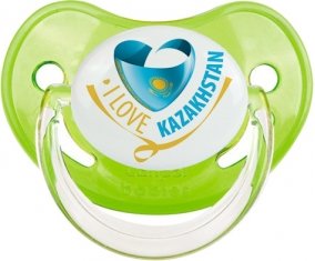 I Love Kazakhstan Sucette Physiologique Vert classique