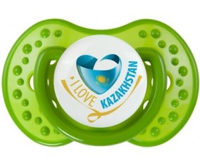 I Love Kazakhstan Sucette LOVI Dynamic Vert classique