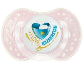 I Love Kazakhstan Sucette LOVI Dynamic Retro-rose-tendre classique