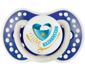 I Love Kazakhstan Sucette LOVI Dynamic Bleu-marine phosphorescente
