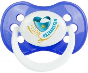 I Love Kazakhstan Tétine Anatomique Bleu classique