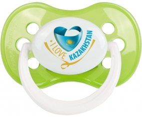 I Love Kazakhstan Tétine Anatomique Vert classique