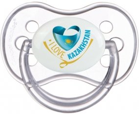 I Love Kazakhstan Tétine Anatomique Transparente classique