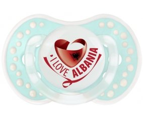 I Love Albania Sucette LOVI Dynamic Retro-turquoise-lagon classique