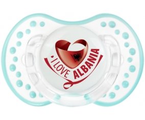 I Love Albania Sucette LOVI Dynamic Retro-blanc-lagon classique