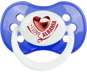 I Love Albania : Sucette Anatomique personnalisée