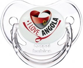 I Love Angola Tétine Physiologique Transparent classique