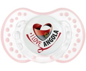 I Love Angola Sucete LOVI Dynamic Retro-blanc-rose-tendre classique
