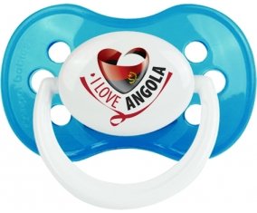 I Love Angola Sucete Anatomique Cyan classique