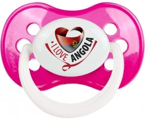 I Love Angola Sucete Anatomique Rose foncé classique
