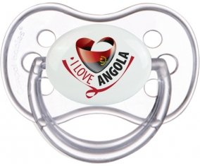 I Love Angola Sucete Anatomique Transparente classique
