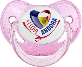 I Love Andora Sucete Physiologique Rose à paillette