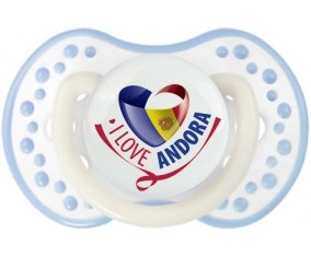 I Love Andora Tétine LOVI Dynamic Blanc-cyan classique