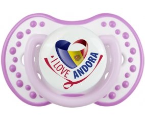 I Love Andora Tétine LOVI Dynamic Blanc-mauve classique