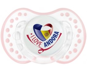 I Love Andora Tétine LOVI Dynamic Retro-blanc-rose-tendre classique