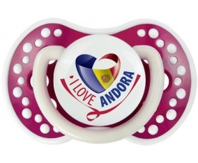 I Love Andora Tétine LOVI Dynamic Fuchsia phosphorescente
