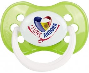 I Love Andora Sucette Anatomique Vert classique