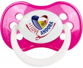 I Love Andora Sucette Anatomique Rose foncé classique