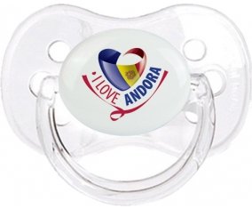 I Love Andora Sucette Cerise Transparent classique