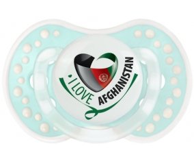 I Love Afghanistan Sucette LOVI Dynamic Retro-turquoise-lagon classique