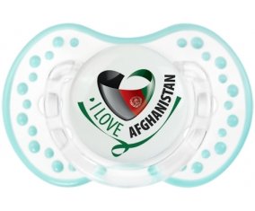 I Love Afghanistan Sucette LOVI Dynamic Retro-blanc-lagon classique