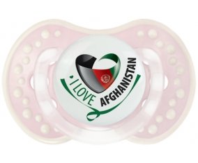 I Love Afghanistan Sucette LOVI Dynamic Retro-rose-tendre classique