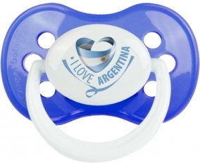 I Love Argentina : Sucette Anatomique personnalisée