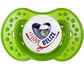 I Love Belize : Sucette LOVI Dynamic personnalisée